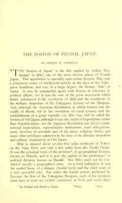 The Boston of Feudal Japan.