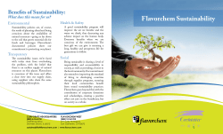 Flavorchem Sustainability