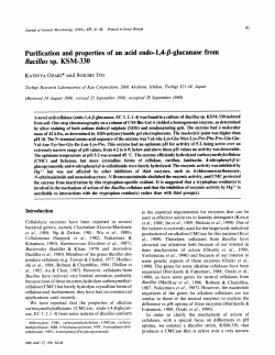 Purification and properties of an acid endo- 1,4-P