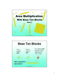 Base Ten Blocks