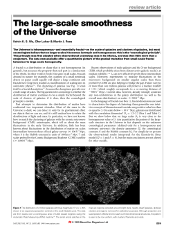 The large-scale smoothness of the Universe
