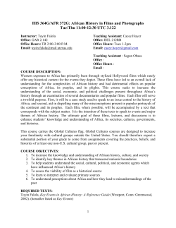 syllabus - UT College of Liberal Arts