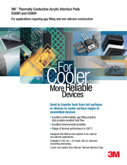 3M™ Thermally Conductive Acrylic Interface Pads 5589H/5590H
