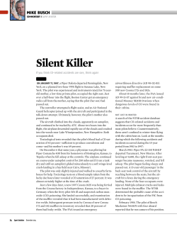 Silent Killer - Savvy Aviation