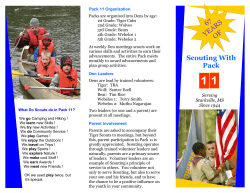 Scouting With Pack 67 YEARS OF