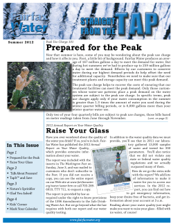 Prepared for the Peak