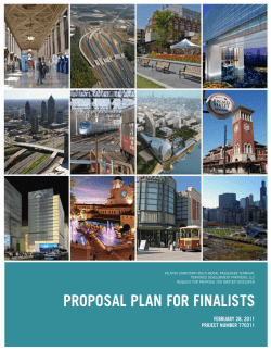 FORM A PROPOSAL PLAN FOR FINALISTS