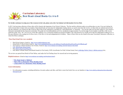 Best Read-Aloud Books Gr. 6 to 8