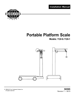 50595 - 1124 Portable Beam Scale Install Installation Guide