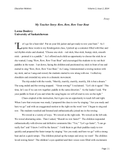 Print this article - Education Matters: The Journal of Teaching and