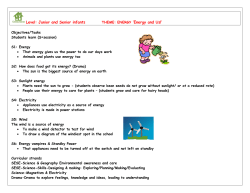 Infants Lesson Plans