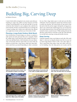 carved brick - Ceramic Arts Daily