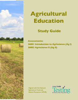 Agricultural Education - Oklahoma Department of Career and