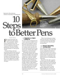 10 Steps to Better Pens