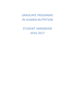 graduate programs in human nutrition student