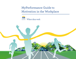 MyPerformance Guide Motivation