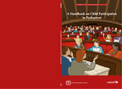 A Handbook on Child Participation in Parliament