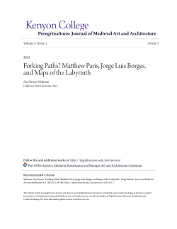 Forking Paths? Matthew Paris, Jorge Luis Borges