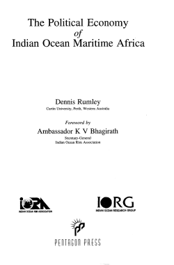 The Political Economy of Indian Ocean Maritime Africa Dennis