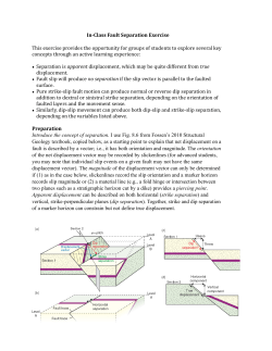 Fault Separation Exercise
