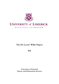 The De Laval / Willis Papers