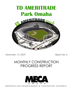 monthly construction progress report