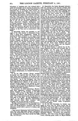 THE LONDON GAZETTE, FEBRUARY 8, 1901.