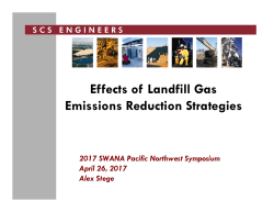 Effects of Landfill Gas Emissions Reduction Strategies