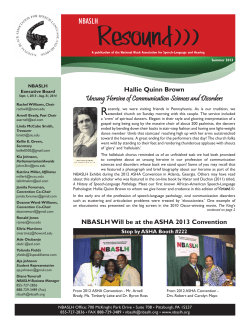 NBASLH - National Black Association for Speech