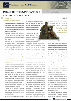 intangible turning tangible labyrinths and coils