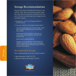 Storage Recommendations - Blue Diamond Almonds | Global