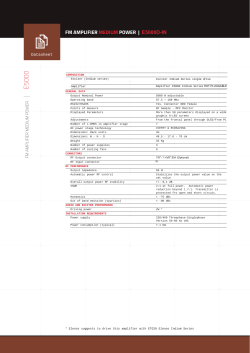 Elenos ET5000D-IN Datasheet R1