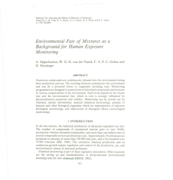 Environmental Fate of Mixtures as a Background for Human