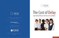 State Dental Policies Fail One in Five Children