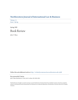 Book Review - Scholarly Commons