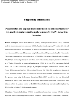 Supporting Information Pseudorotaxane capped mesoporous silica