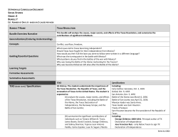 STEPHENVILLE CURRICULUM DOCUMENT