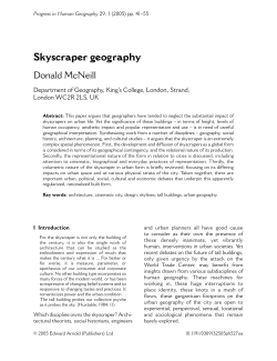 Skyscraper geography