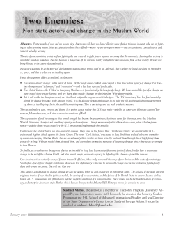 new monograph on this topic - The Johns Hopkins University