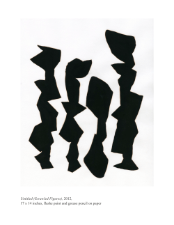 2012, 17 x 14 inches, flashe paint and grease pencil on paper