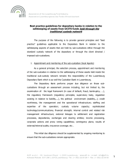 traditional custody network