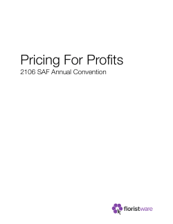 New Proof 2016 SAF Annual Convention – Pricing For Profits v103