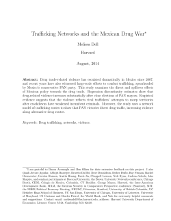 Trafficking Networks and the Mexican Drug War