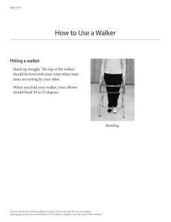 How to Use a Walker