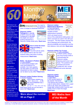 Monthly Maths