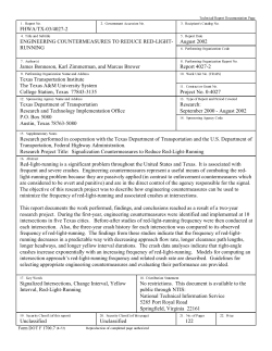 Engineering Countermeasures to Reduce Red-Light