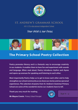 Poetry Book Year 4-6