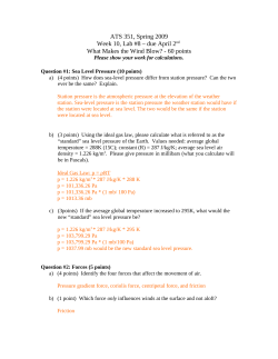 ATS 351, Spring 2009