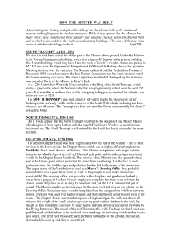 how the minster was built