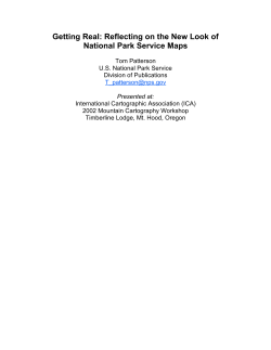 Getting real: Reflecting on the new look of National Park Service maps